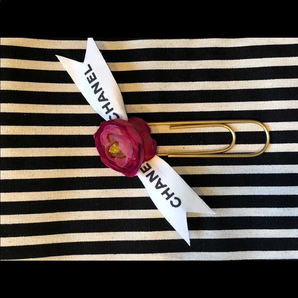 Chanel Ribbon 4” Paper Clips - Picture 5 of 5